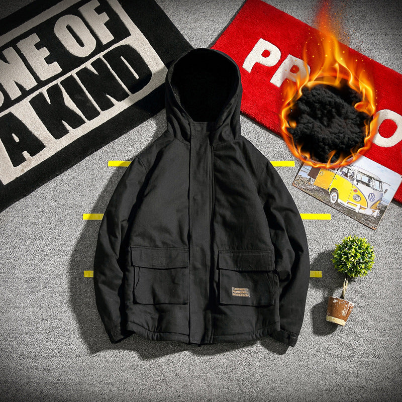 Men's Windproof Parkas Winter Military Fashion Jacket Men Thick Casual Outwear Jacket Plus Size 5XL Velvet Warm Coat Men