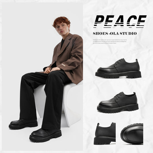 Spring And Autumn Business Formal British Leather Shoes