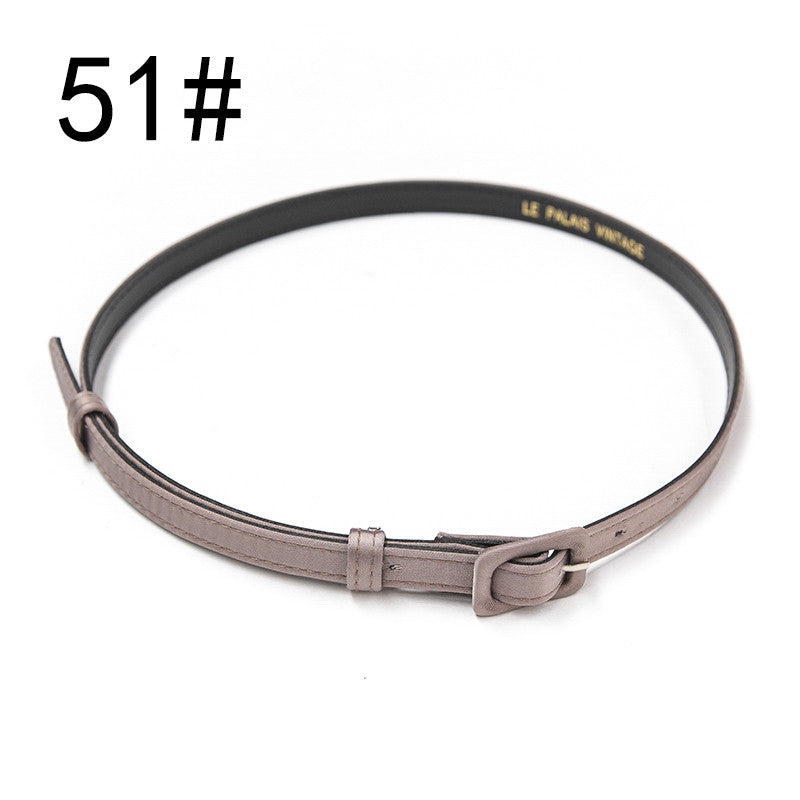 Universal With Candy-colored Superfine Satin Delicate Belt