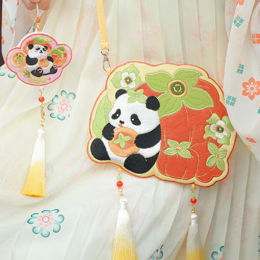 Han Chinese Clothing Bag Antique Style Crossbody Embroidered Crossbody Bag