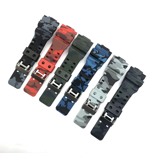 Suitable for g-shock rubber camouflage strap
