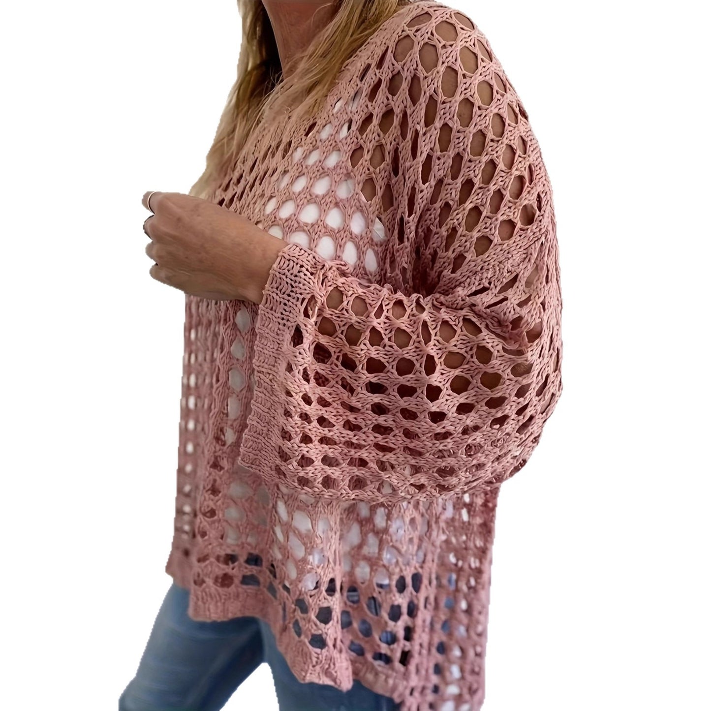Comfortable Casual Fashionable Women's Loose Knit Sweater