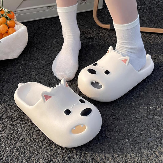 Puppy Slippers Women's Toe Cap Sandals
