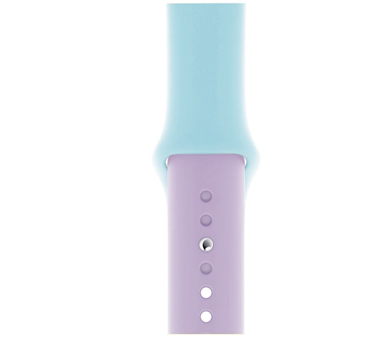 Monochrome mix and match silicone strap