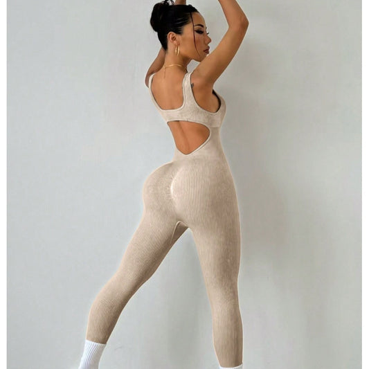 Backless Siamese Peach Hip Trousers For Women