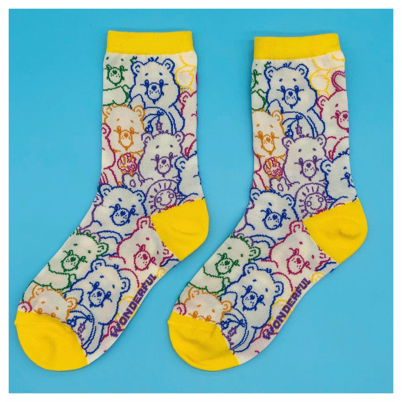 Cartoon bear socks