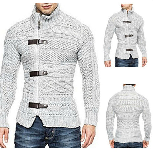 Men's knitted jacket