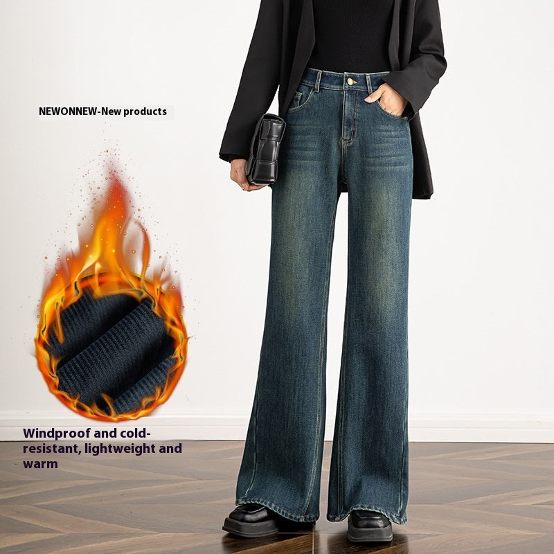 Women's Stretch Jeans High Waist Flared Pants