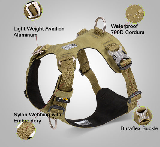 Eksplosionssikker hundesele til at lufte hunden