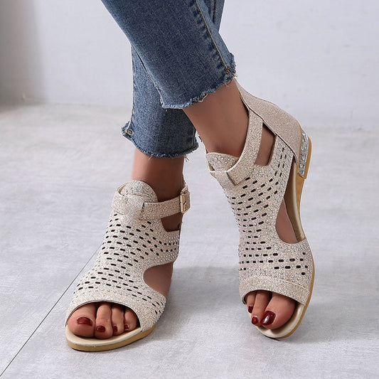 Kvinders oversized romerske sandaler