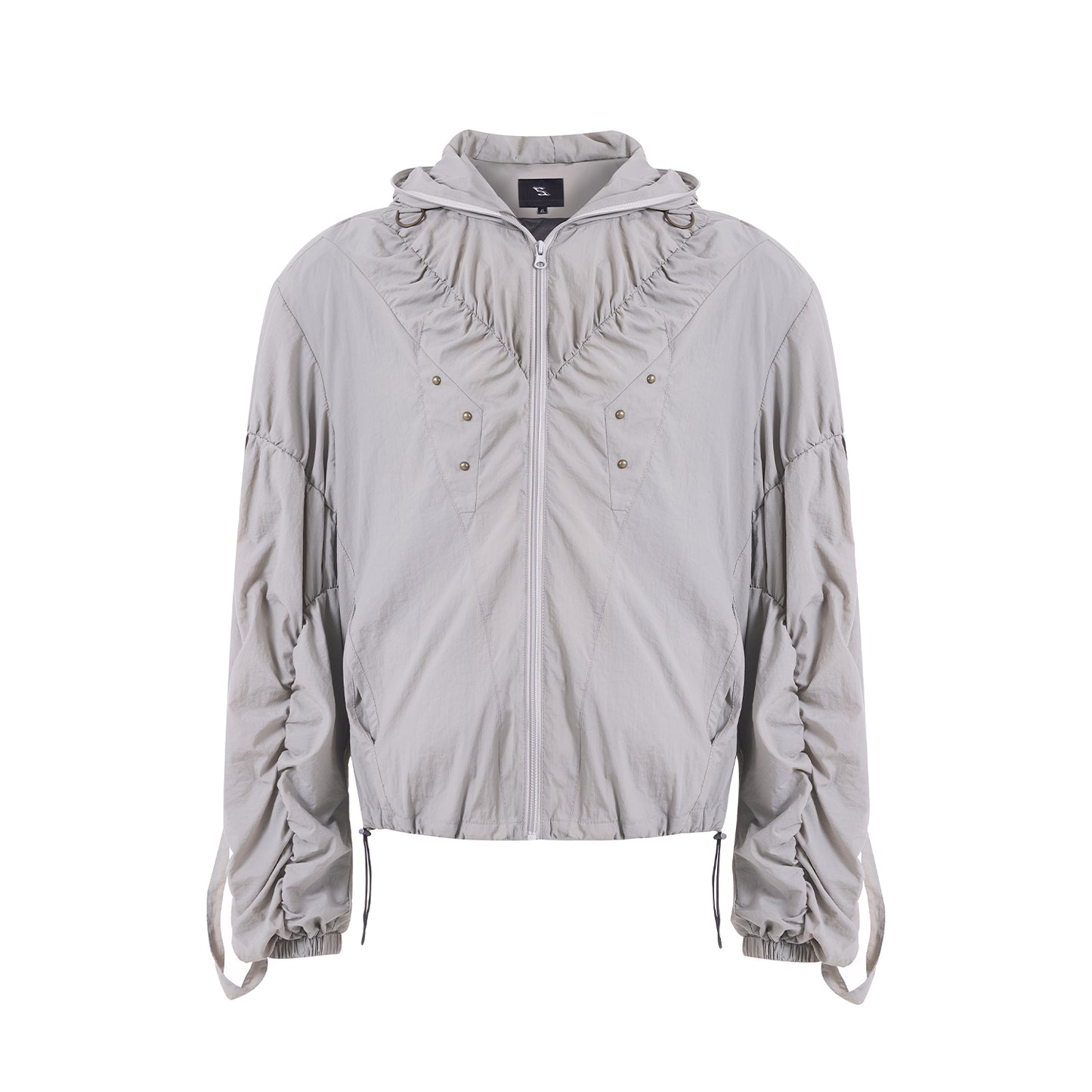 Men's Brand Pleating Ice-proof UV-proof Hooded Jacket