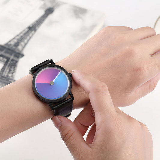 Gradient quartz watch