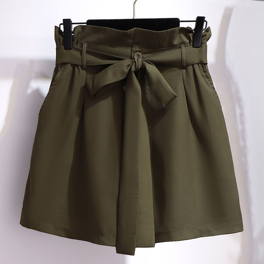 Sommer knop-shorts løse