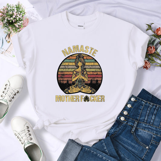 Retro Hermitage Mother T-shirt Fashionable Breathable Casual