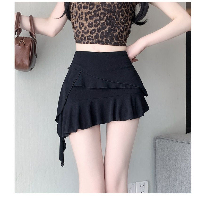New High-waisted Slimming Irregular A-line Skirt Trend