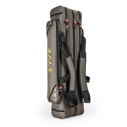 Free shipping Outdoor 3 layer Fishing Bags 80cm 90cm 100cm 120cm Waterproof fishing tackle bag fishing rod bag pole bags