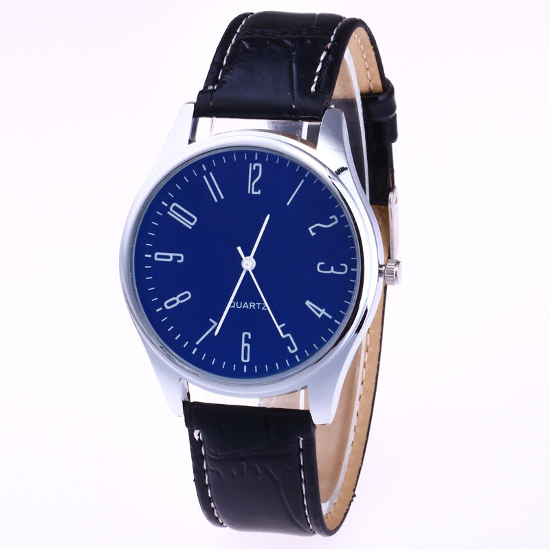 Twelve-digit face men's quartz watch