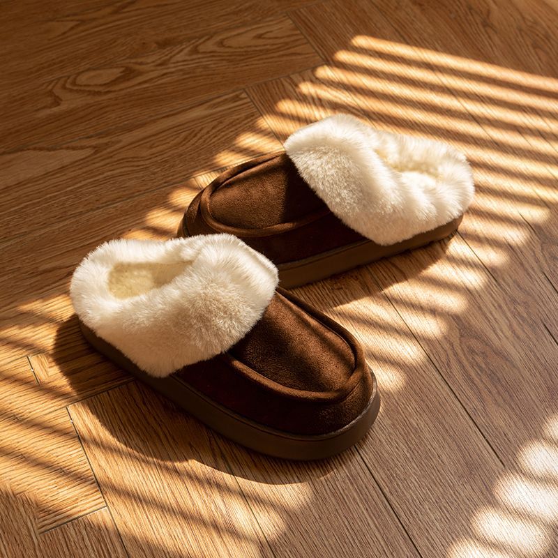 Men's Cotton Slippers Home Simple Platform