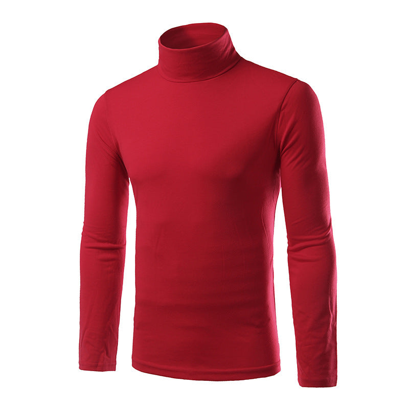 Turtleneck T-shirt med inderstykke