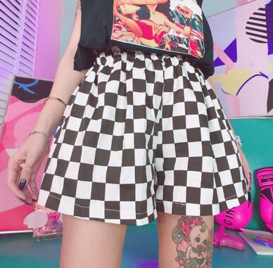 SHORT DAMIER NEW