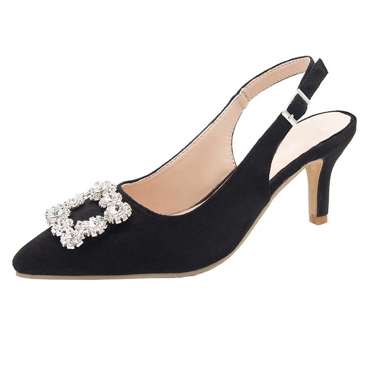 New Korean high-heeled shoes with pointed toes