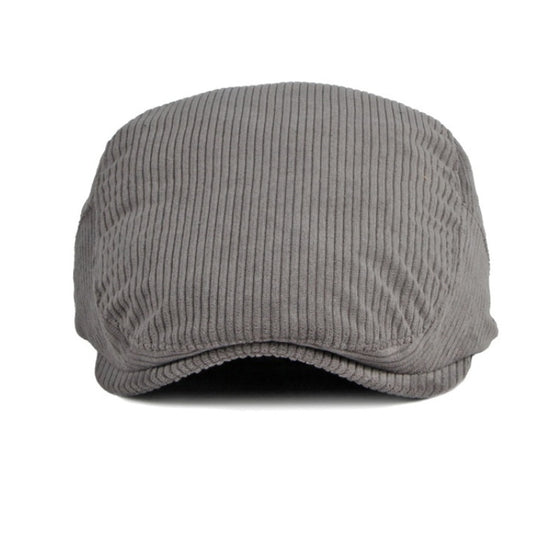 Corduroy British Retro Forward Beret Children