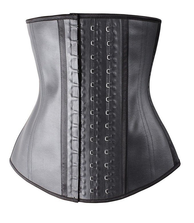 Ladies rubber latex press buckle waist plastic waist