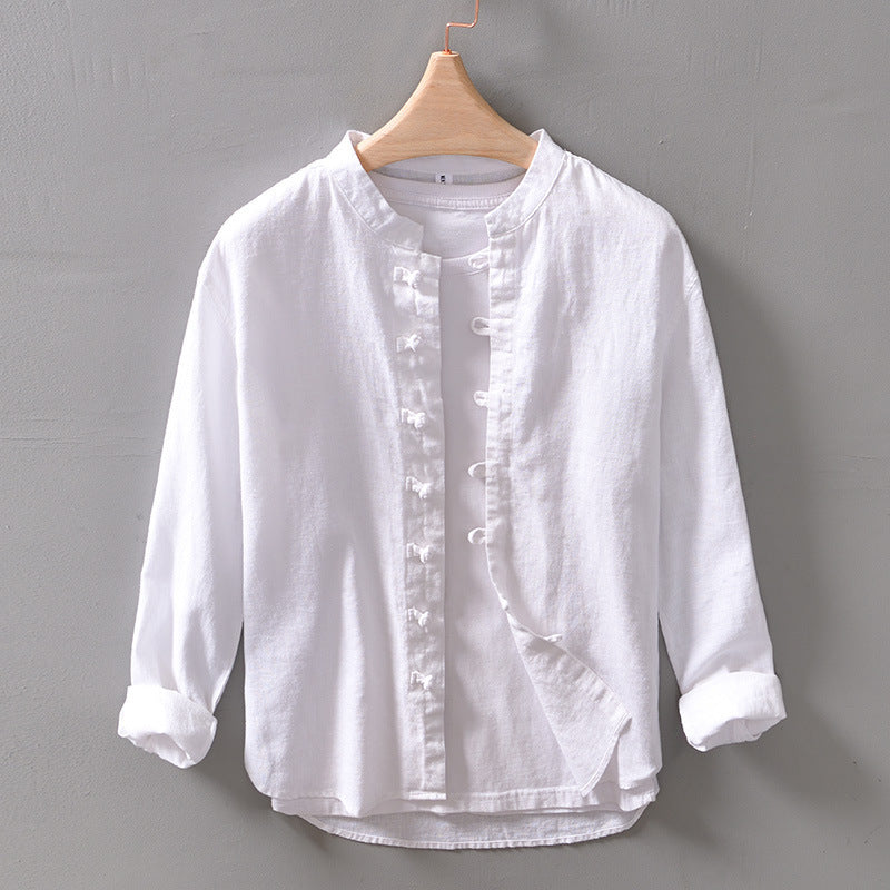 Men's Fashion Retro Style Button Shirt