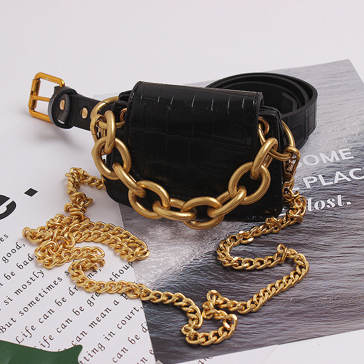 Versatile not monotonous small waist bag
