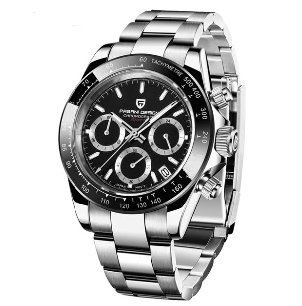 Men's Quartz Watch with Steel Band