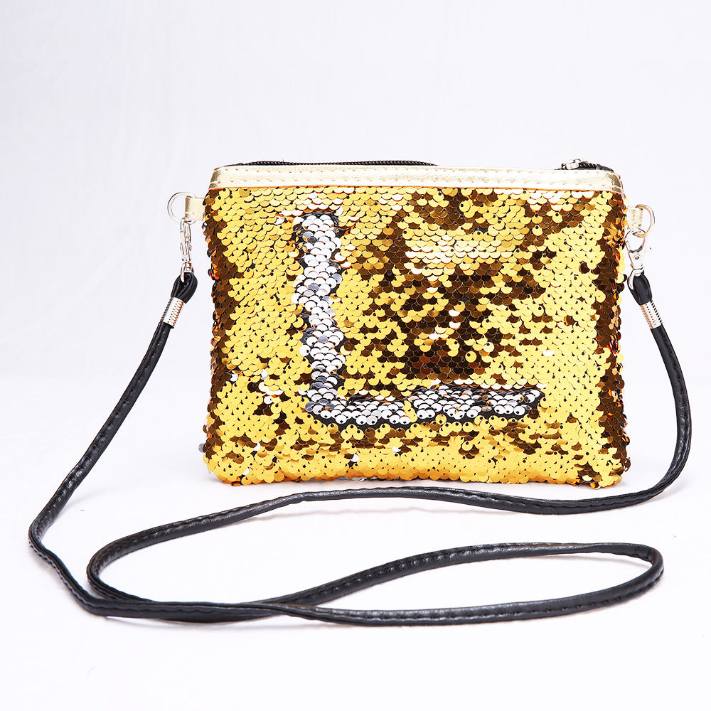 Sparkly one-shoulder bag