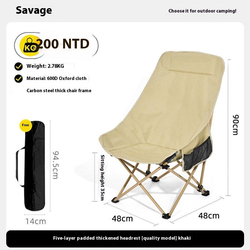 High Quality Outdoor Folding High Back Chair Portable Stool