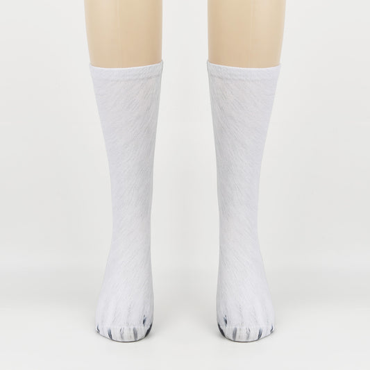Animal Foot Print Socks Printed Socks 3D