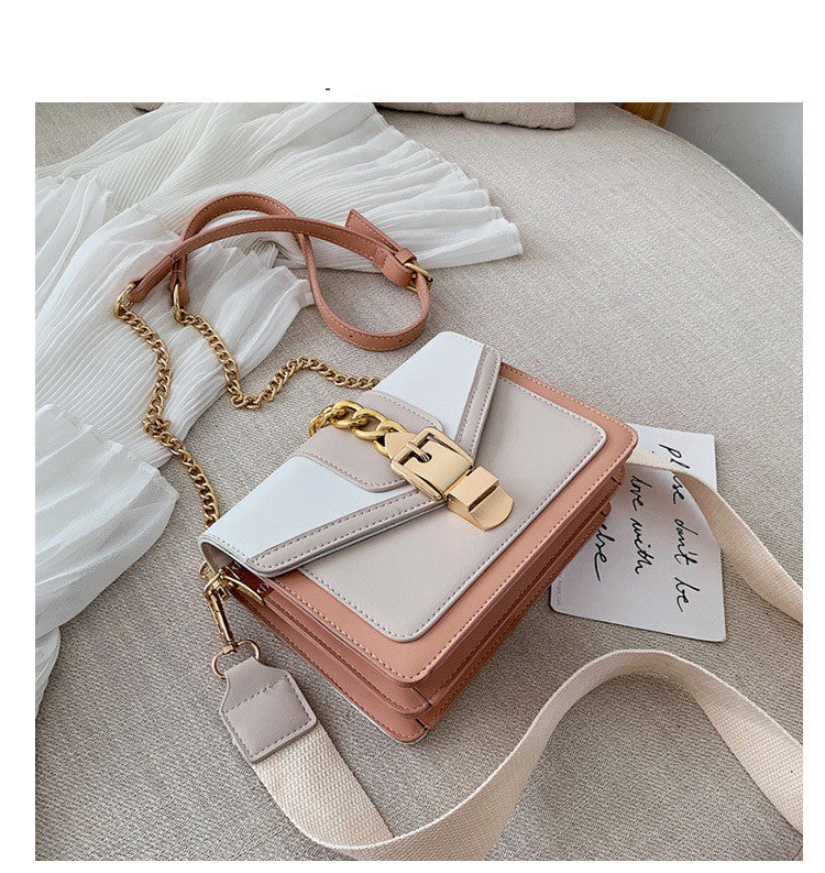 Small Polyester and Cotton Contrast Bag