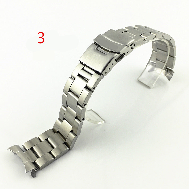 Solid stainless steel strap