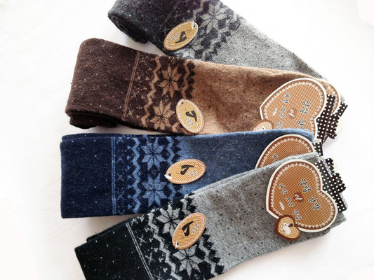 Retro Snowflake Leg Warmers