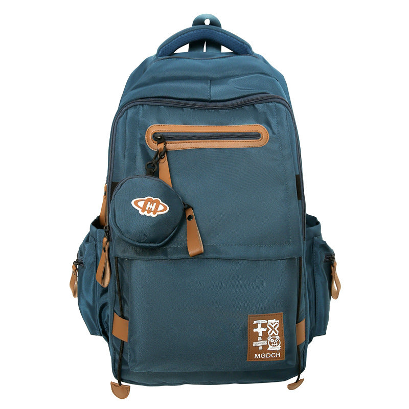 New Large-capacity Backpack Middle School Students Schoolbag