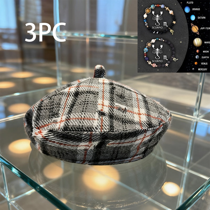 British-style Casual Painter Hat That Is Versatile And Can Show Off Your Face