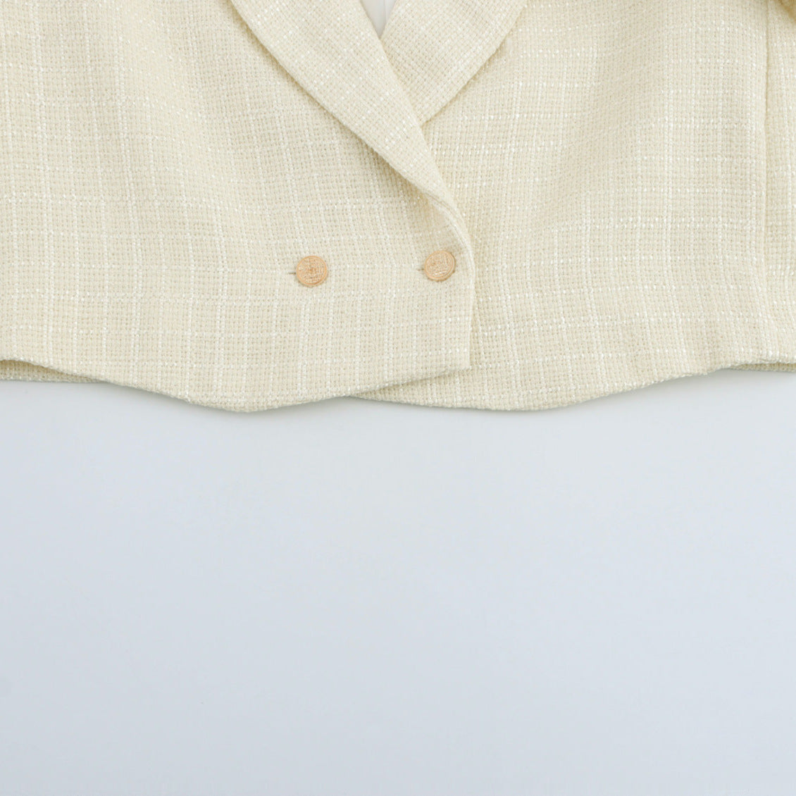 Women's Fashion Design Short Tweed Blazer