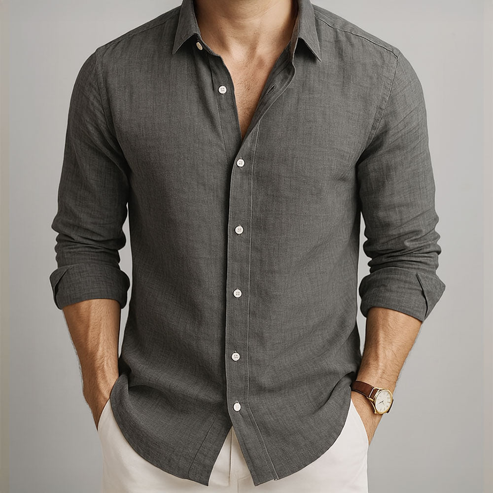 Men's Business Shirt Autumn New Casual