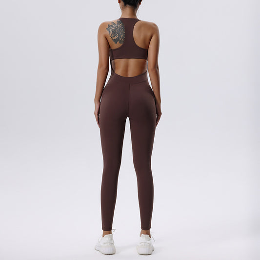 Yoga Bodysuit Women's Bra Nude Feel