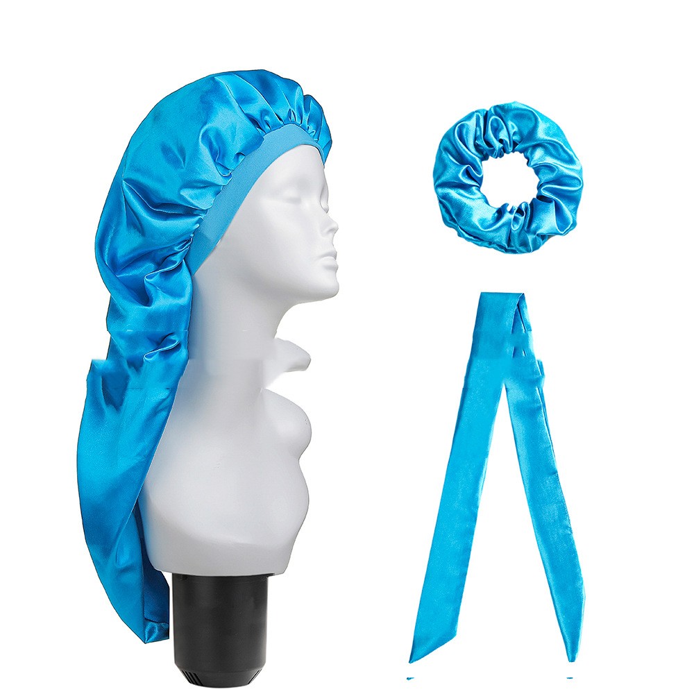 Three-piece Wide-brim Household With Long Cap And Scarf