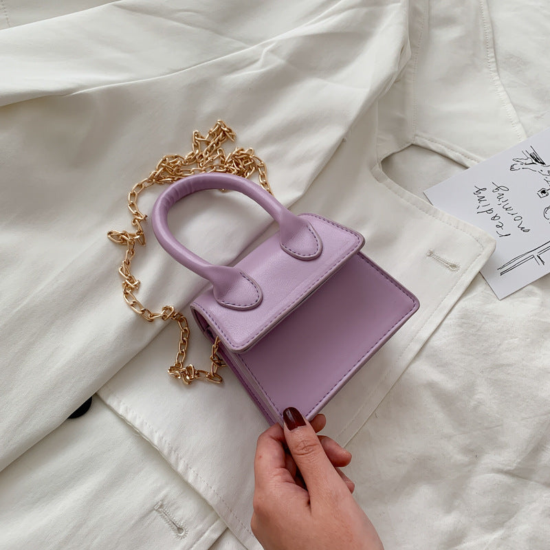 Bright Color Fashion Girl Small Satchel