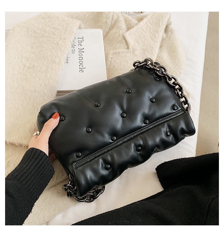 Korean Style Messenger Fashion Simple Single Shoulder Chain Small Square Bag