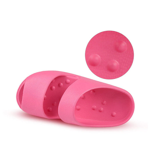 Non-slip Wedge With Pellet Massage Swing Slipper