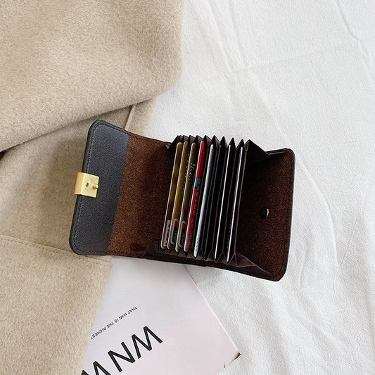 Crocodile Pattern Soft sSurface Card Holder Coin Purse