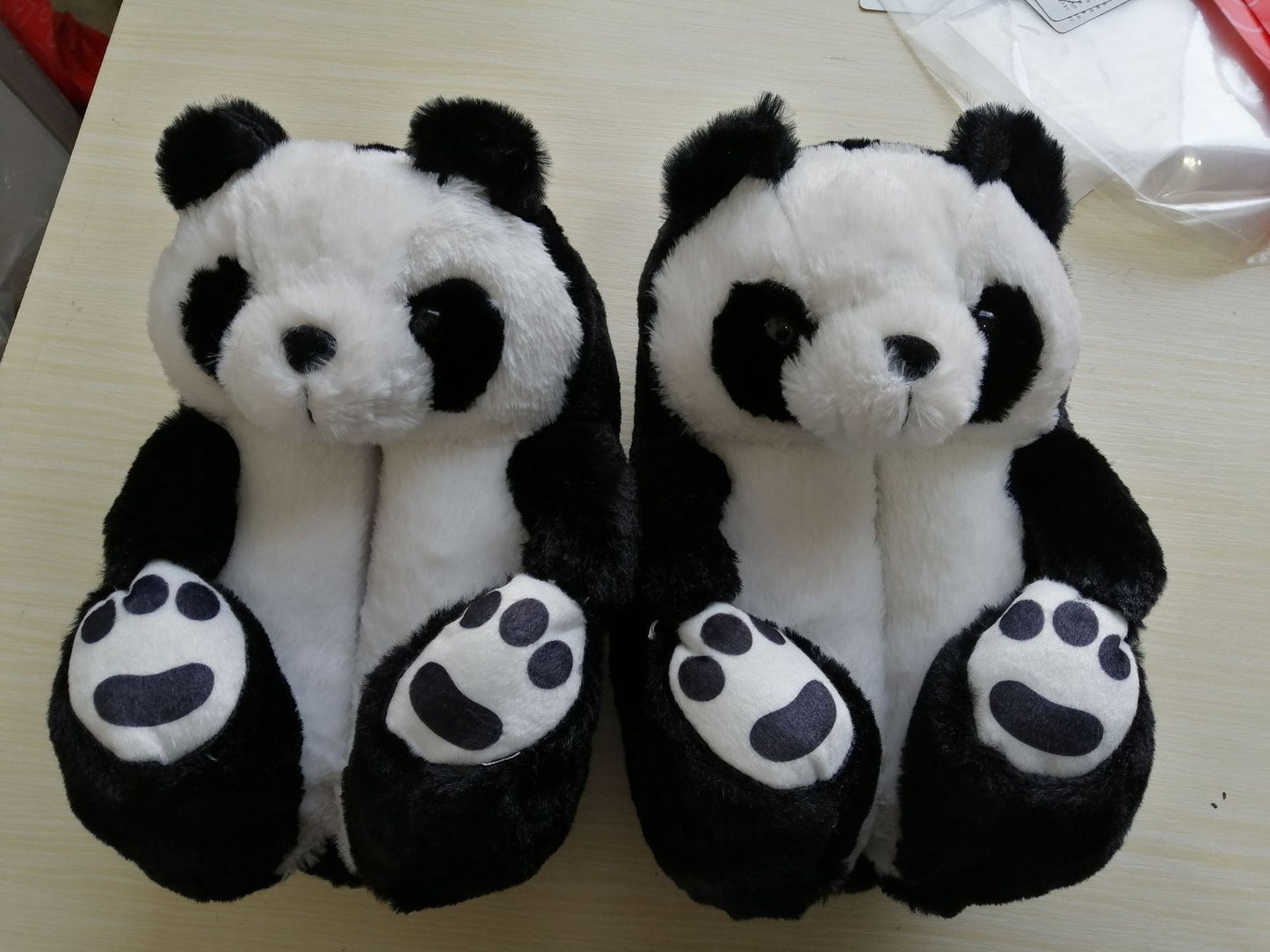 Fashion Trend Cute Panda Slippers Doll