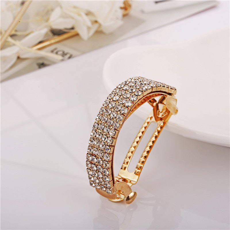 Korean New Women's Water Drill Horsetail Clip