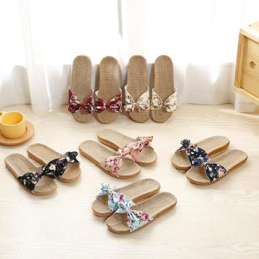 Home Slippers Indoor Summer Slippers Bottom Non-Slip European Style Lazy