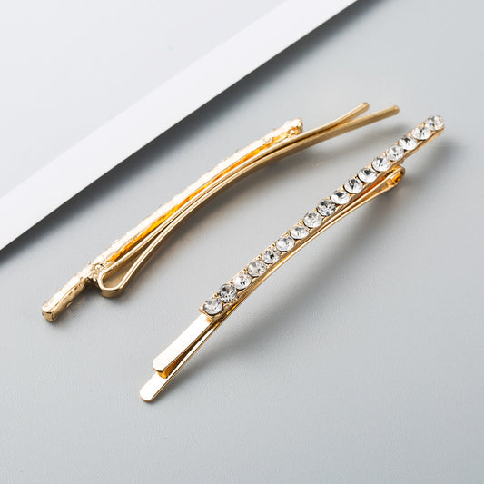 European And American Style Alloy Diamond Fashion Hairpin Set